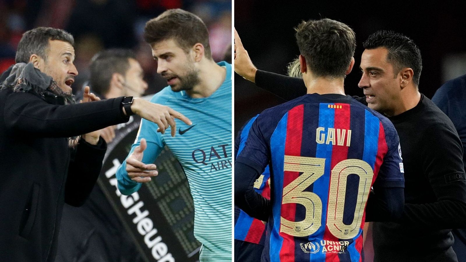 PSG - Barça |  Luis Enrique, Xavi  y el estilo de juego