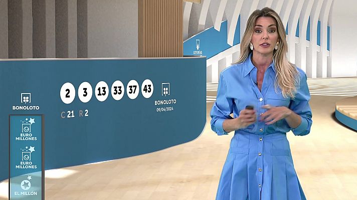 Sorteo de la Bonoloto y Euromillones del 09/04/2024