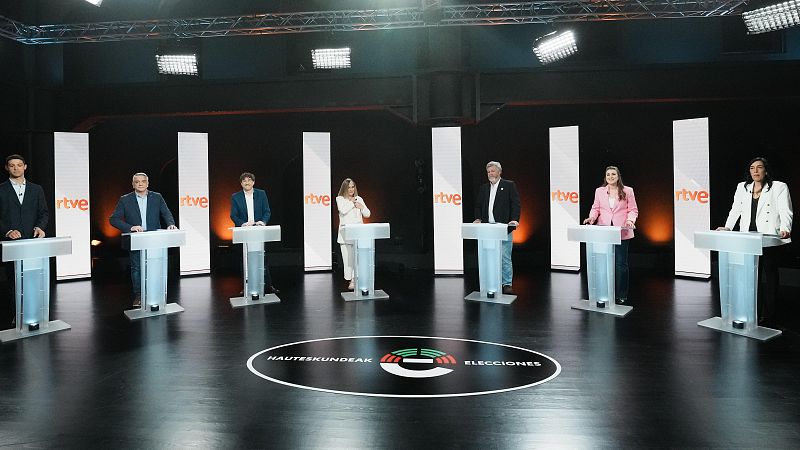Elecciones vascas | EH-Bildu, PSE y Sumar pugnan por la izquierda - Especiales informativos | Ver