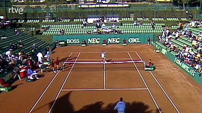 Copa Davis: Emilio Sánchez Vicario contra Thomas Muster