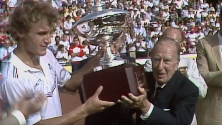 Último punto final Conde de Godó 1983: Vilas-Wilander