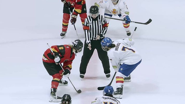 Hockey sobre hielo - Campeonato del Mundo Femenino. División II Grupo A: España - Bélgica
