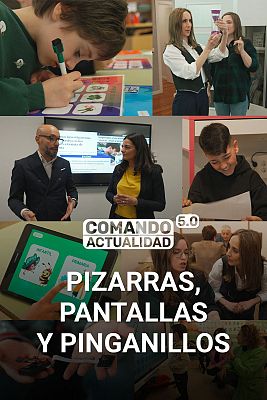 Pizarras, pantallas y pinganillos