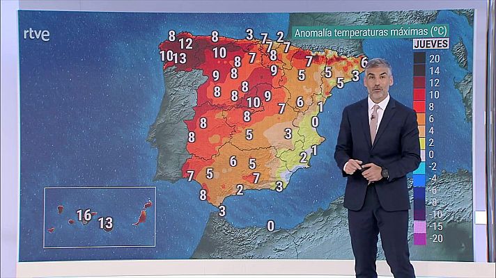 El tiempo - Intervalos de viento fuerte con rachas muy fuertes en Pirineos, Ampurdán y Baleares