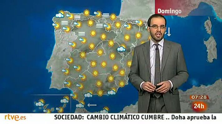 El tiempo - Viento fuerte al sur de Tarragona y en Menorca y Gerona