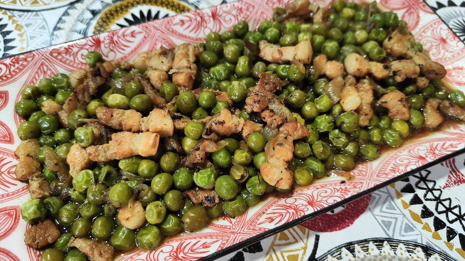 La cocina de Adora: Receta de guisantes rehogados con mejorana