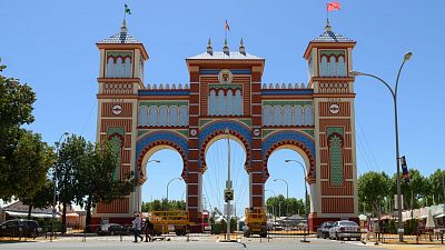 Todo listo para la Feria de Abril en Sevilla