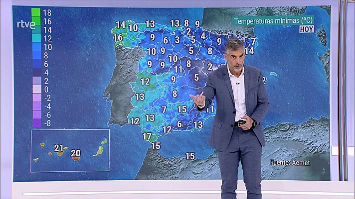 El tiempo - Temperaturas significativamente elevadas en Canarias