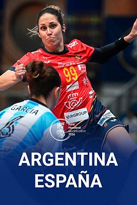 Balonmano - Torneo Preolímpico femenino:Argentina - España