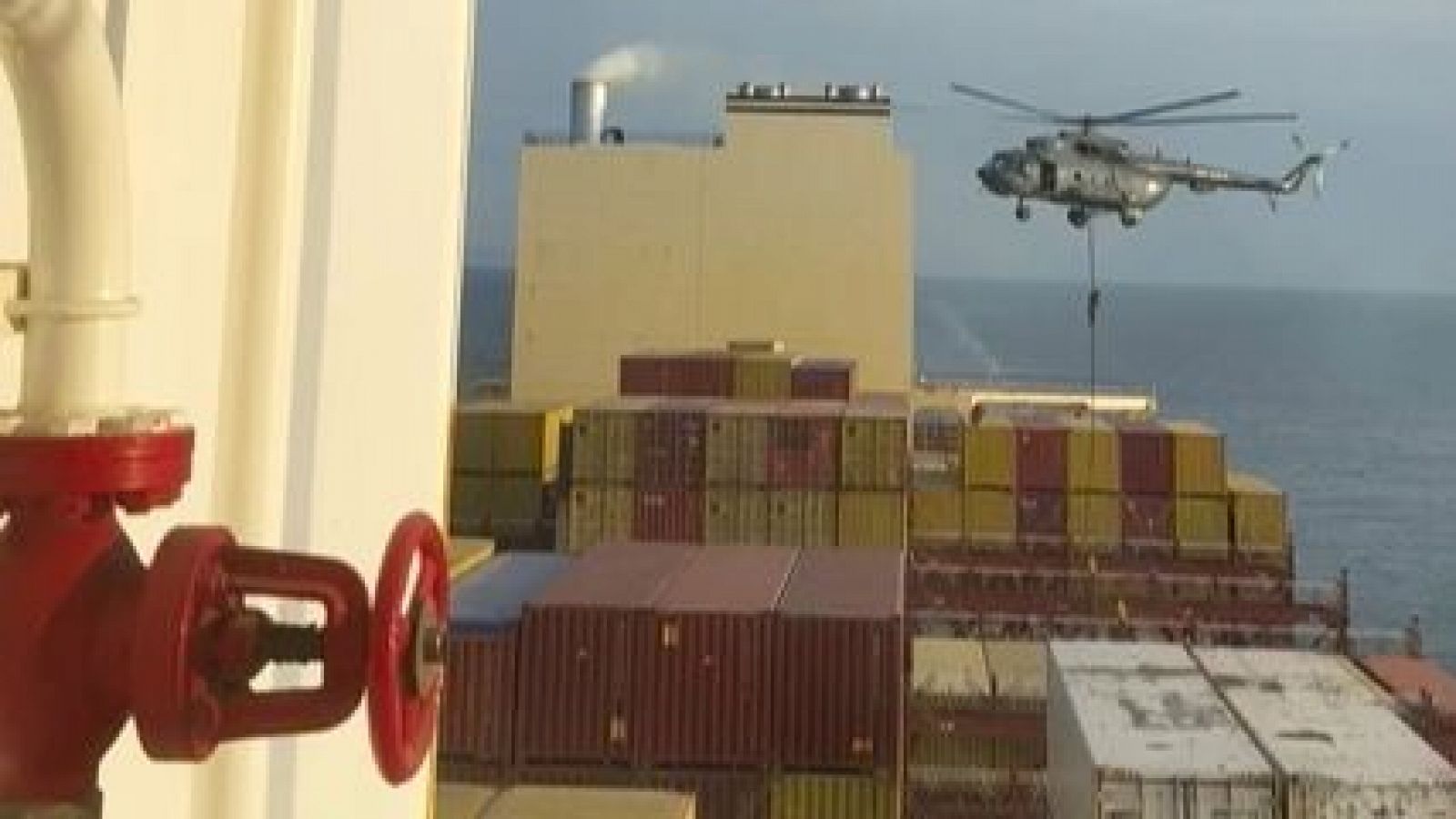 Irán captura un barco "asociado" a Israel