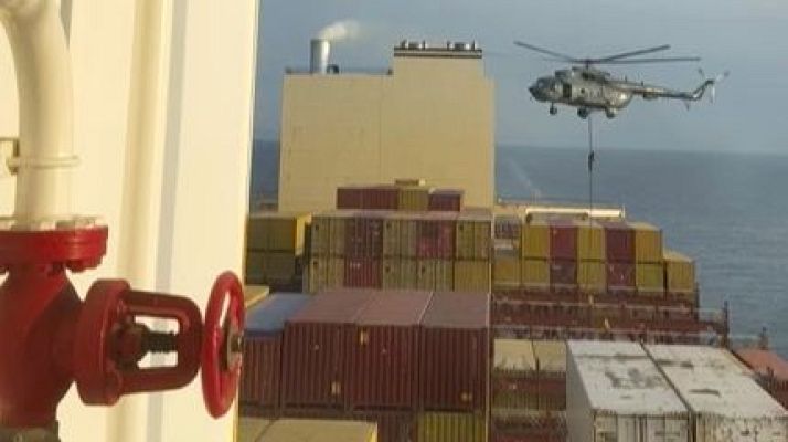 Telediario Fin de Semana - Irán captura un barco "vinculado" a Israel en el estrecho de Ormuz en plena escalada de tensión