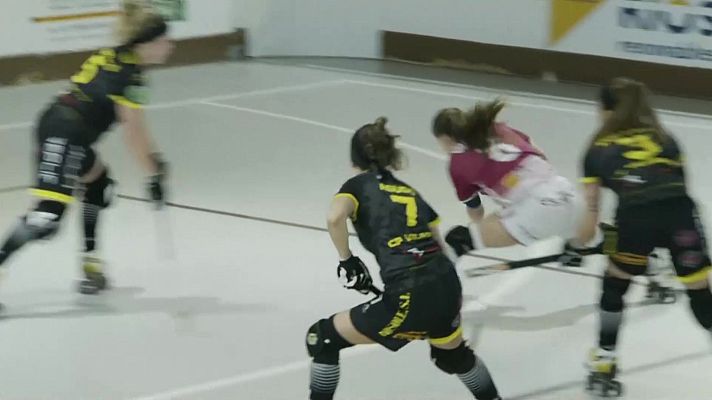 Hockey sobre patines - OK Liga Iberdrola femenina. 22ª jornada: CP Vila-Sana Coop D'Ivars - CP Esneca Fraga