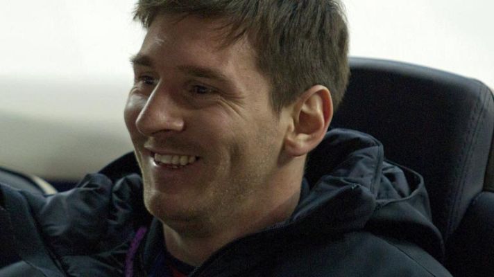 Telediario 1 - En el Betis- Barça, todos pendientes de Messi