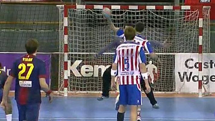 Telediario 1 - El Barça gana el 'clásico' del balonmano al Atletico de Madrid