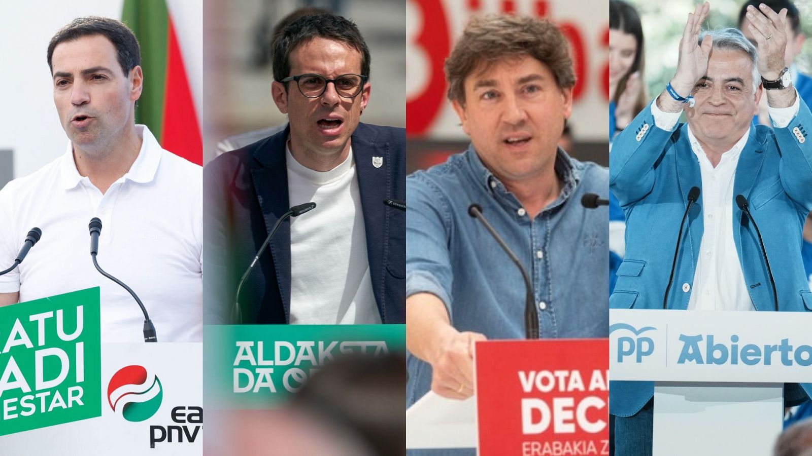 La campaña vasca entra en la recta final con un debate de alto voltaje sobre terrorismo, soberanismo o sanidad