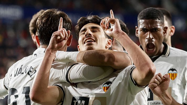 Resúmenes de LaLiga - Osasuna - Valencia: resumen del partido, 31ª jornada de Liga
