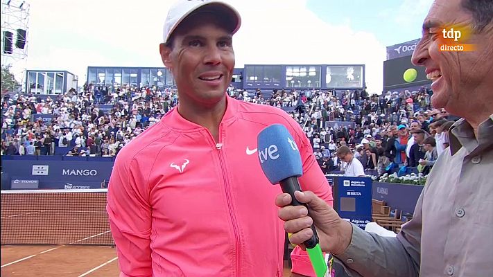 Nadal valora su estado físico tras volver a la competición