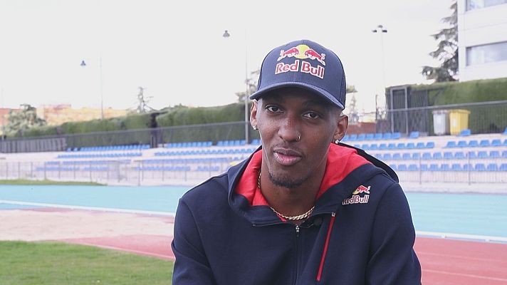 Telediario 2 - Jordan Díaz sueña con su debut "a lo grande" en los Juegos