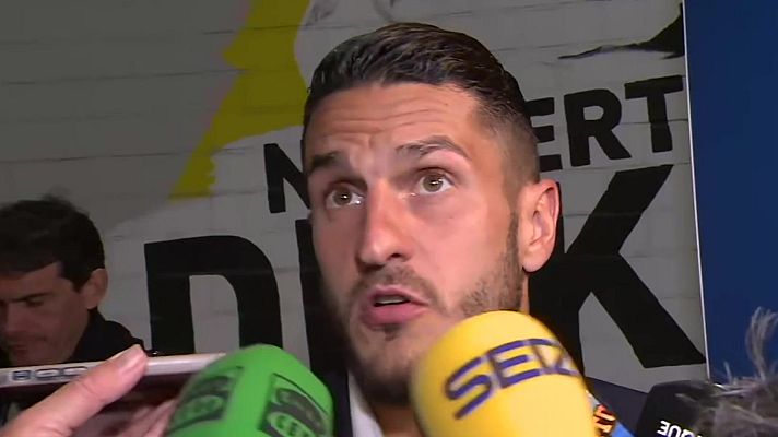 Estudio Estadio - Koke: "Fuera de casa nos cuesta aguantar el resultado. Hay que mejorar en Champions"