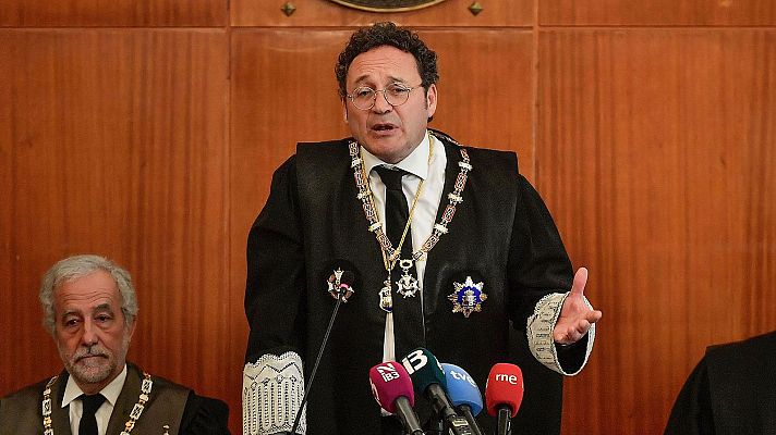 Telediario 1 - El fiscal general del Estado pide excluir de la comisión de las mascarillas del Congreso al fiscal Anticorrupción