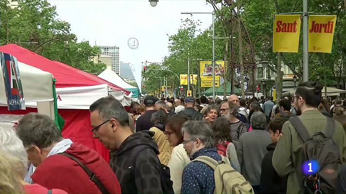 Els paradistes del centre hauran de pagar una taxa per a Sant Jordi