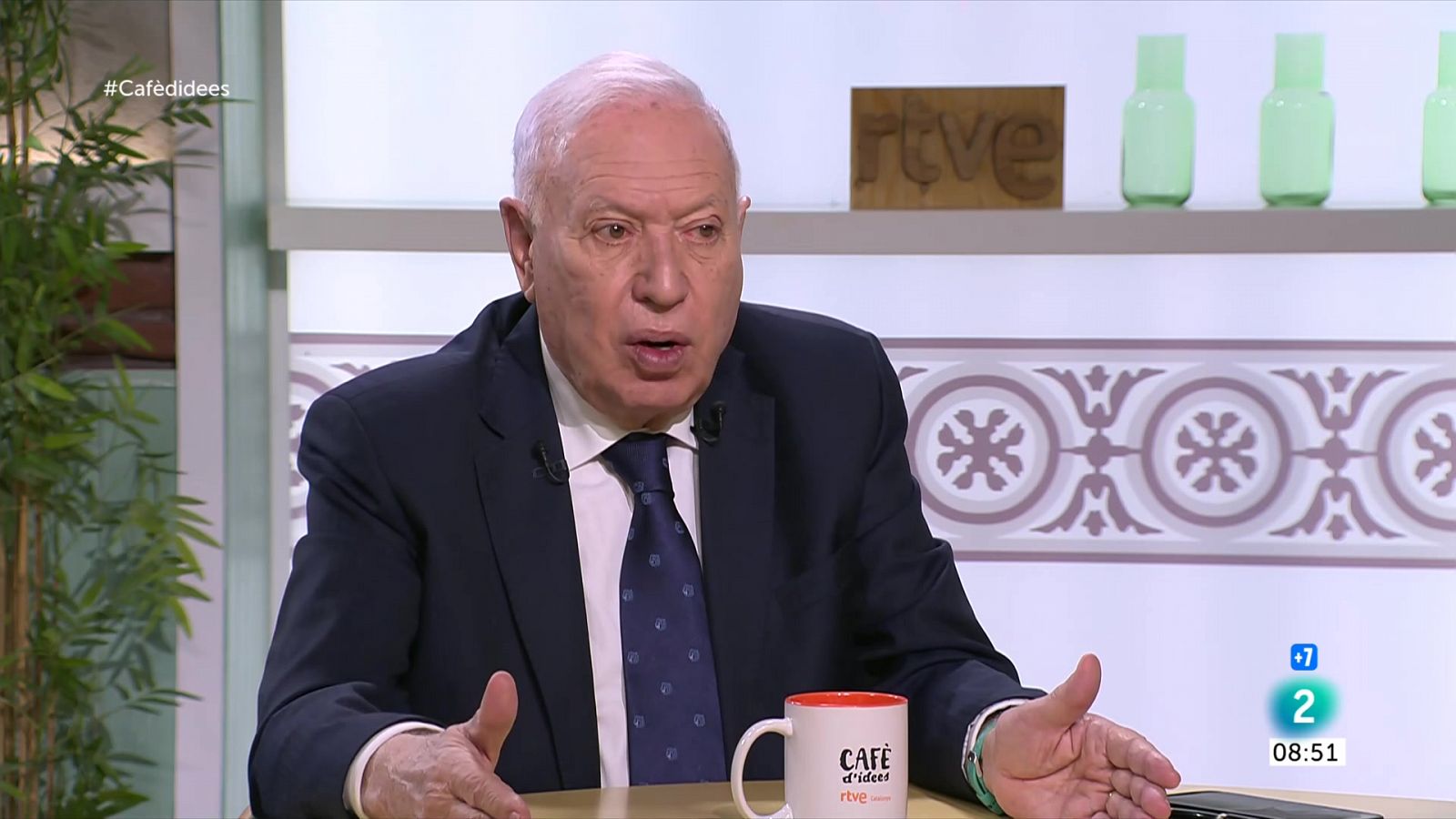 Cafè d'idees - García-Margallo preveu una modificació de l'Estatut: "Faran un Maragall 2"