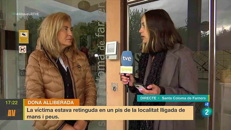 Alliberada una dona a Santa Coloma de Farners | L'altaveu - L'altaveu | Veure