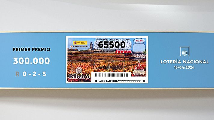 SELAE - Sorteo de la Lotería Nacional del 18/04/2024