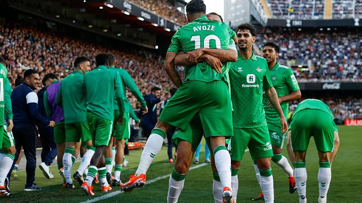 Valencia - Real Betis: resumen del partido, 32ª jornada | Primera