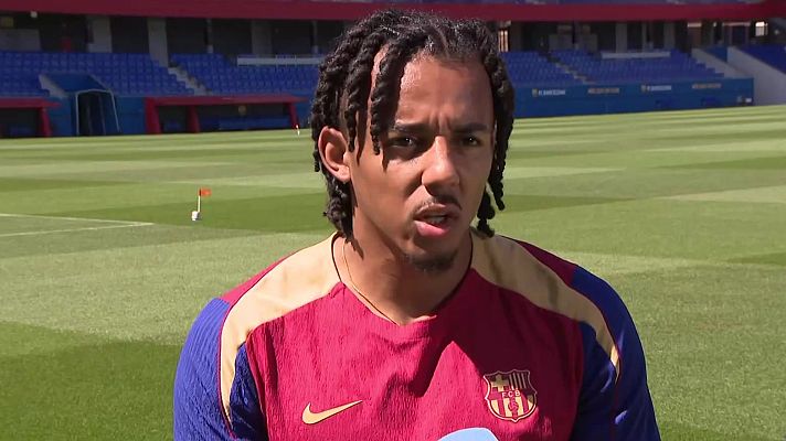 Telediario 1 - Kounde, tras el cruce de declaraciones Gündogan-Araújo: "El vestuario está unido"