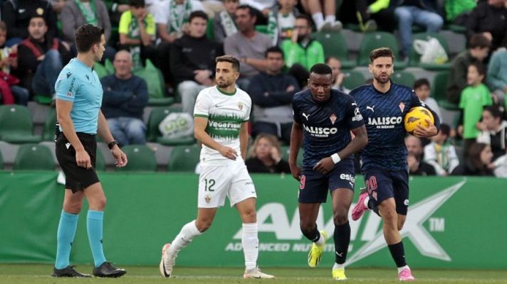 Elche - Sporting: resumen del partido, 36ª jornada | Segunda