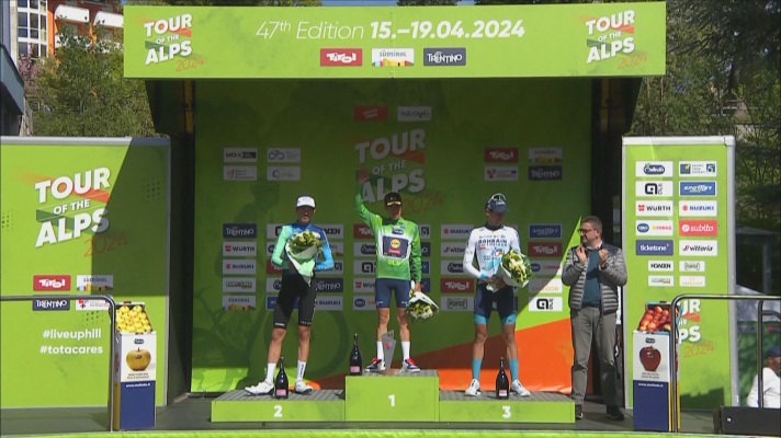 Ciclismo - Juanpe López vence en el Tour de los Alpes y se lleva la primera vuelta de su carrera profesional