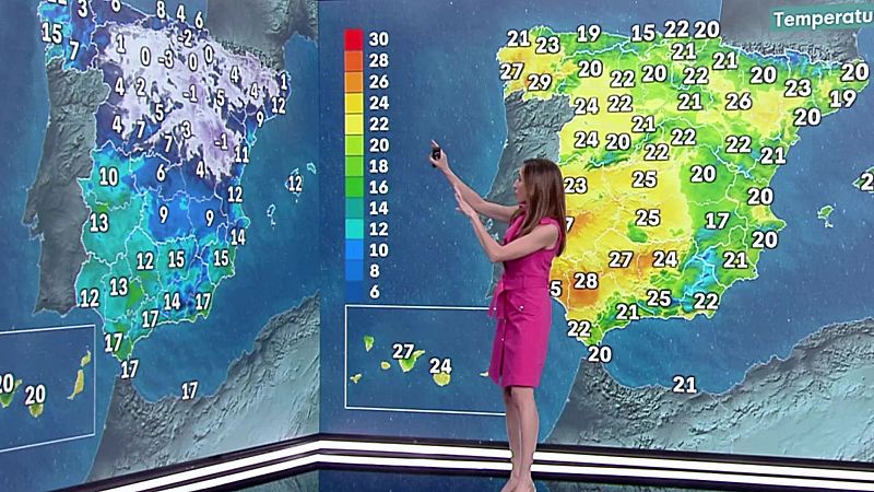 Chubascos localmente fuertes en el sur de Extremadura, norte de Andalucía y oeste de Ciudad Real - ver ahora