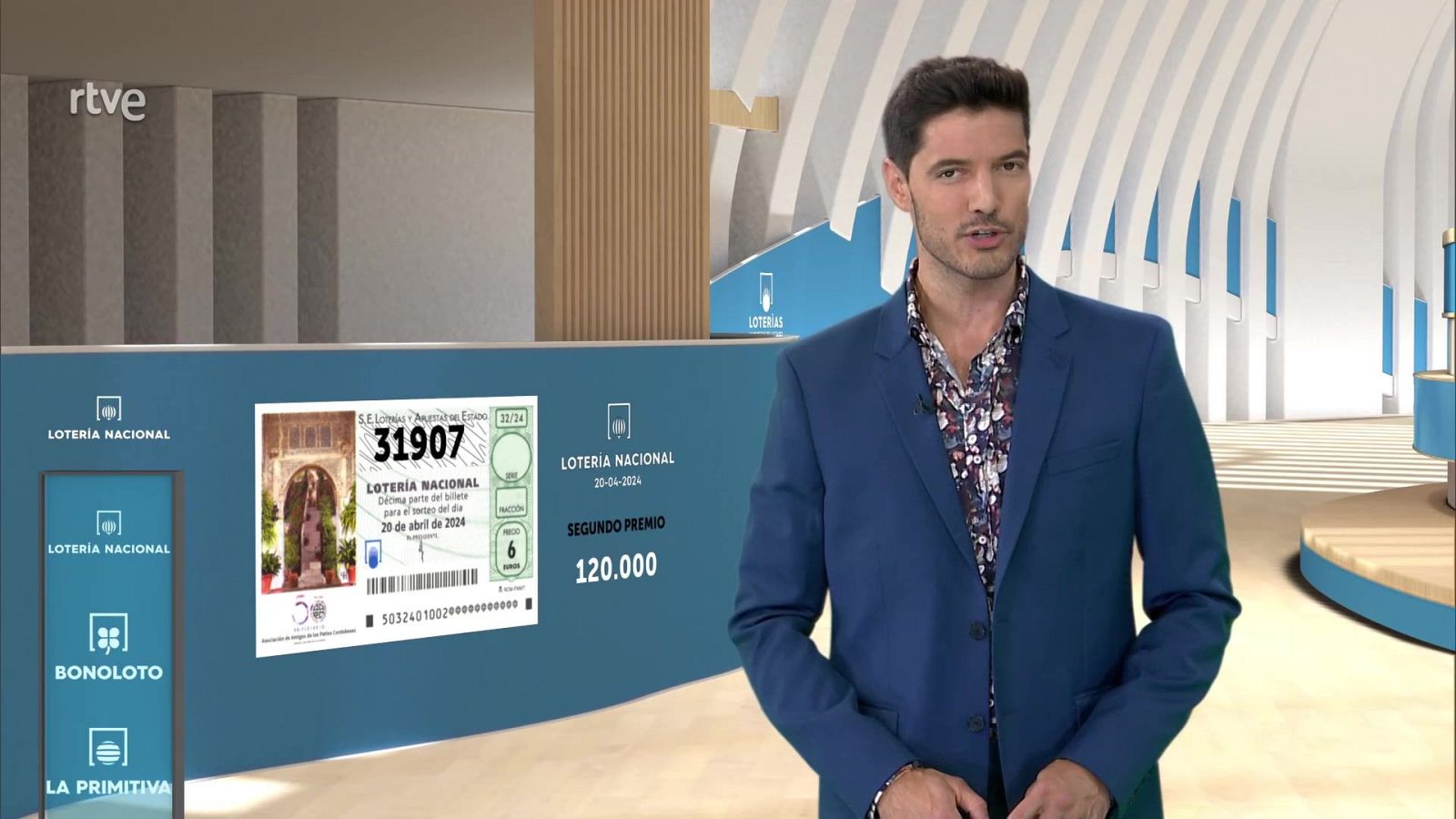 Sorteo de la Lotería Nacional del 20/04/2024 - ver ahora