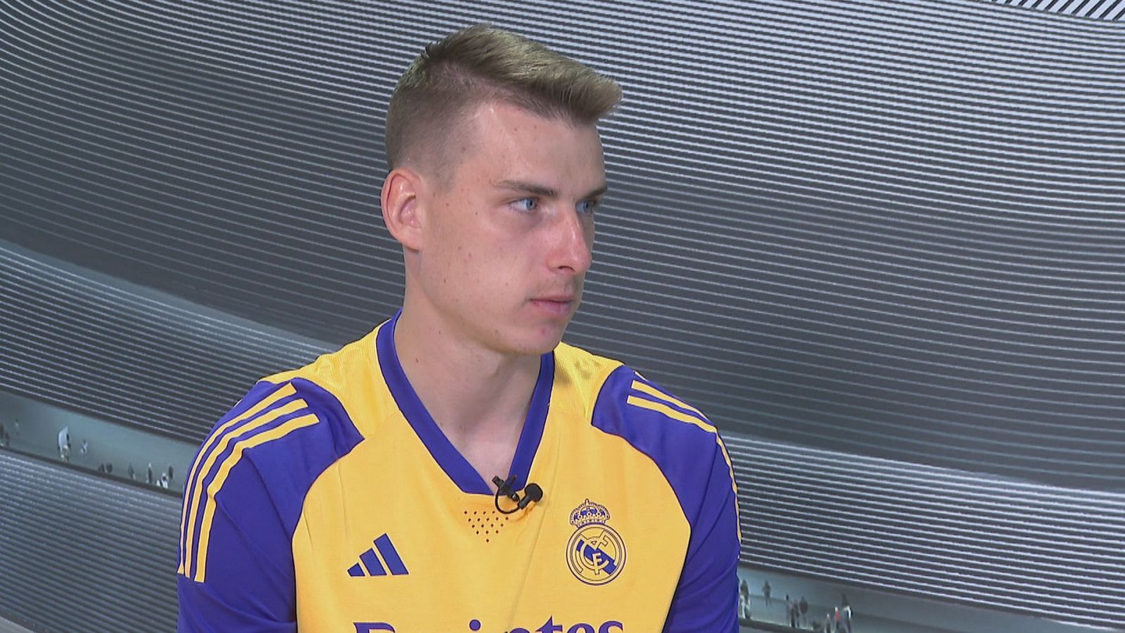 Real Madrid - Barcelona: entrevista a Lunin antes del clásico