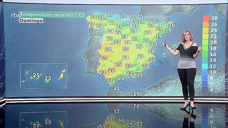 Probables chubascos fuertes acompañados de tormenta y granizo en Extremadura y sierras de Andalucía - ver ahora