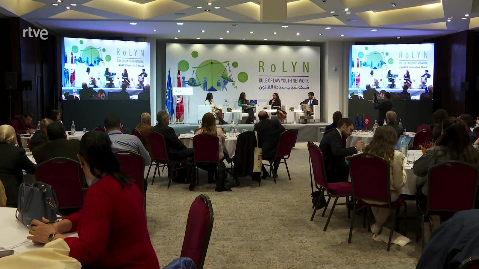 Medina en TVE - Centro Norte Sur: Jóvenes para un estado de derecho - ver ahora