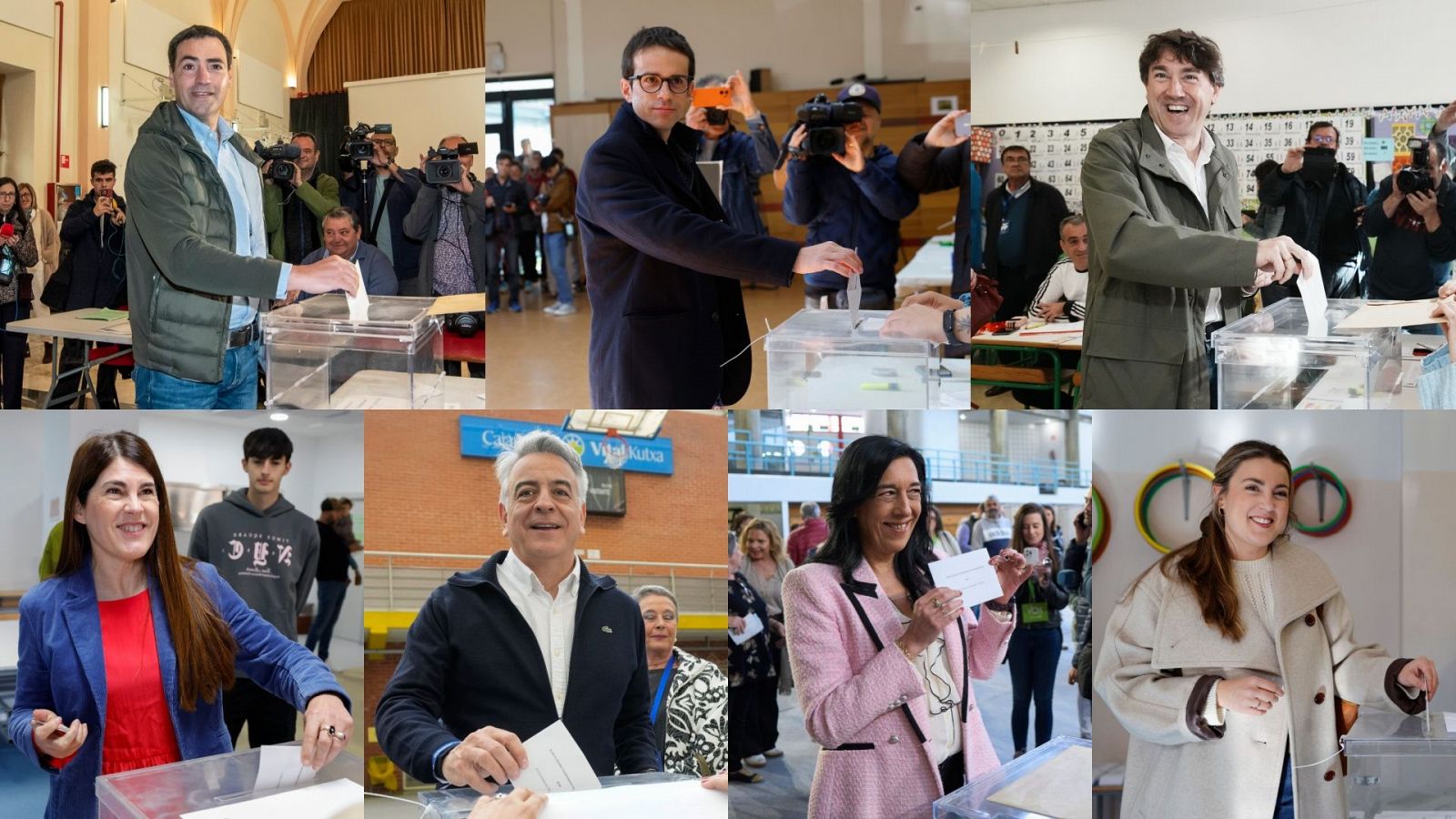 Elecciones vascas 2024: los candidatos votan y llaman a la participación