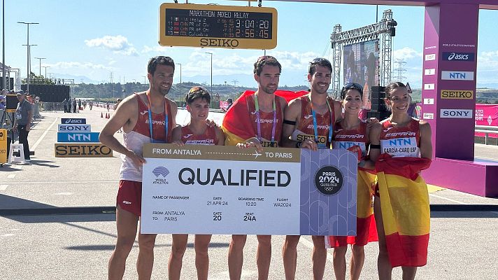 Día histórico para la Marcha española: Oro masculino y bronce femenino y relevos mixtos