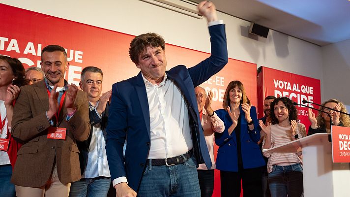 Especiales informativos - Andueza califica de "extraordinarios" los resultados del PSE