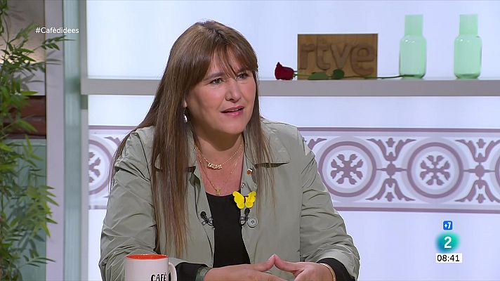 Cafè d'idees - Borràs: "Que el Govern ha de ser independentista és inequívoc"