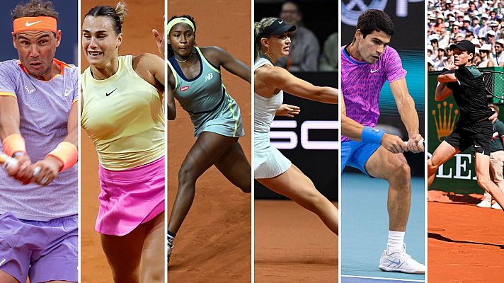 Telediario Matinal - Rafa Nadal y Carlos Alcaraz acaparan todas las miradas en el arranque del Mutua Madrid Open 2024