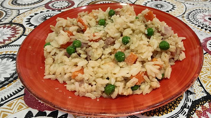 Receta de arroz tres delicias casero