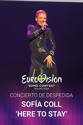 Eurovisión - Sofía Coll canta 'Here to stay'