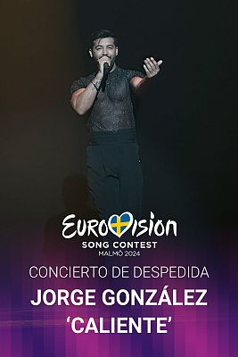 Eurovisión - Jorge González canta 'Caliente'