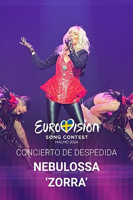Nebulossa canta "ZORRA" en su concierto de despedida