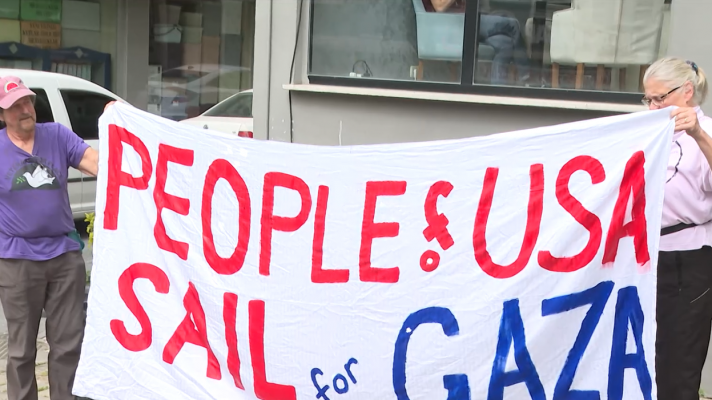 Telediario 2 - Hasta 700 activistas entregarán ayuda humanitaria a Gaza por barco desde Turquía