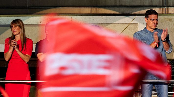 Telediario 1 - Sánchez, tras la denuncia contra su mujer: "Sigo creyendo en la Justicia"