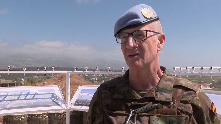 Entrevista al General Gómez Lera en Líbano