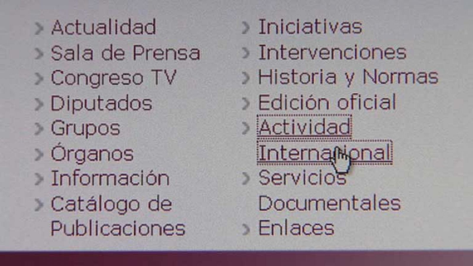 La Web del Congreso da un paso a la transparencia